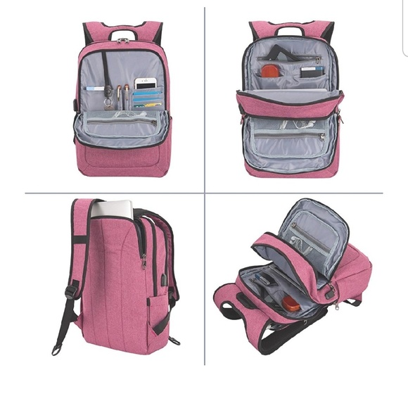 Kopack magenta backpack - Picture 3 of 8